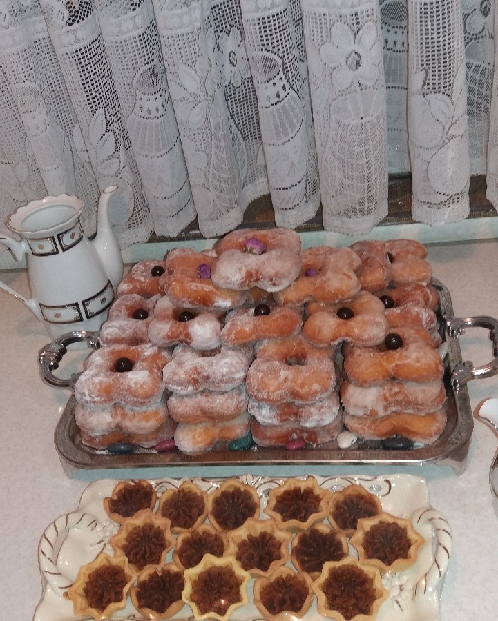 عکس دونات گل گلی
