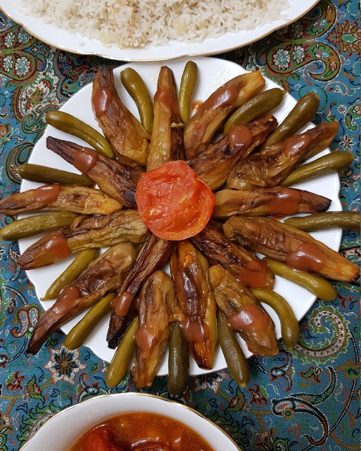 عکس گوجه بادمجان