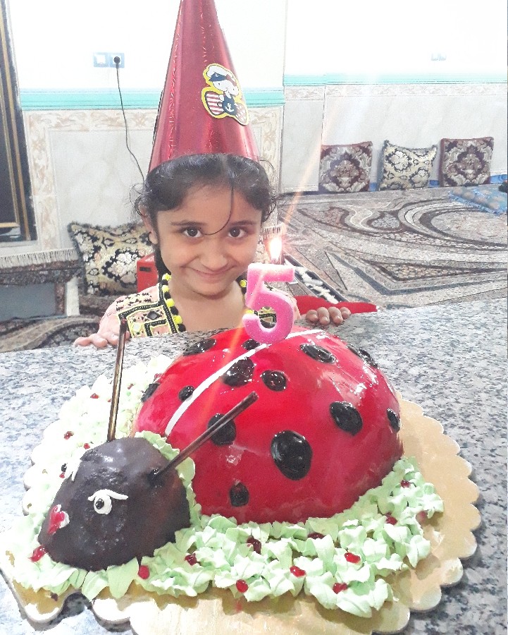 کیک تولد دخترم مائده جان