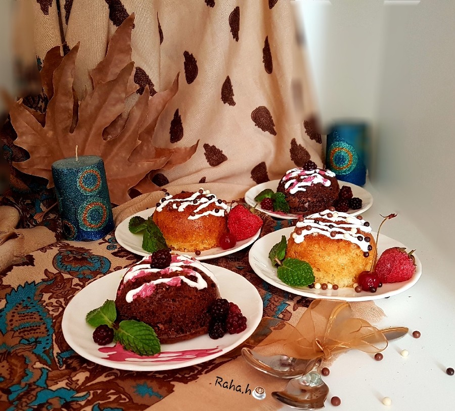 عکس ترافل کیک مغزدار