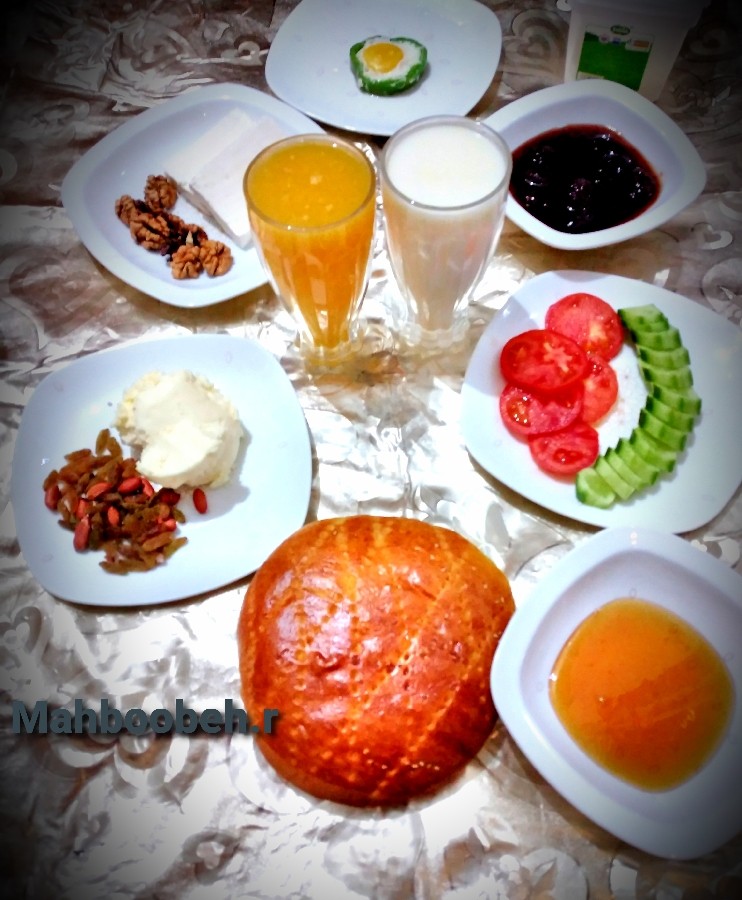 عکس صبحانه دونفرمون