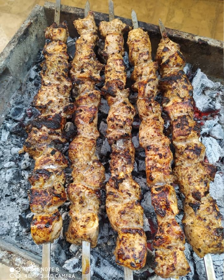 عکس کباب یه روز برفی جاتون سبز دوستان نازنینم
