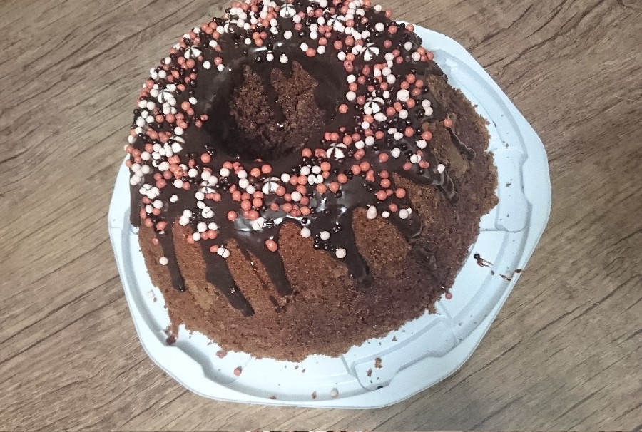 کیک شکلاتی باروکش گاناش 