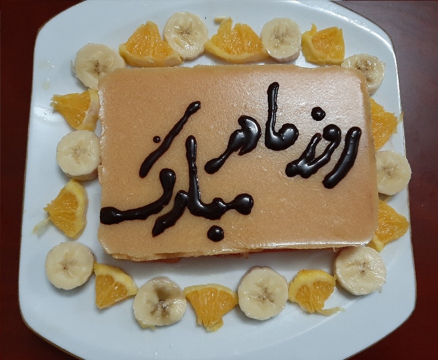 عکس ژله شیر رنگین کمان