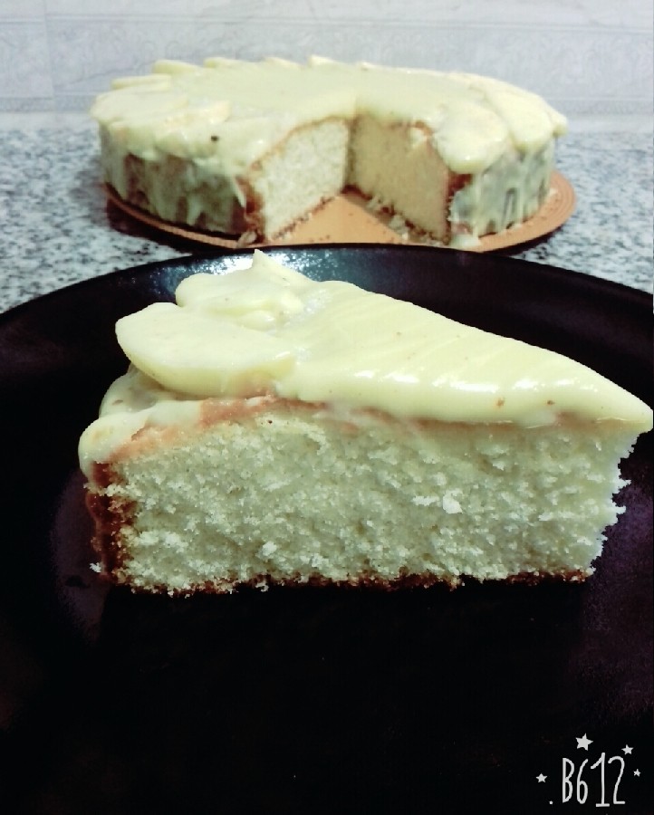 کیک اسفنجی لیمویی