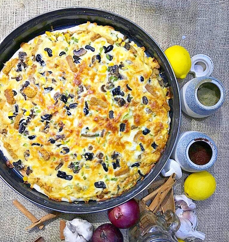 عکس پیتزا قارچ