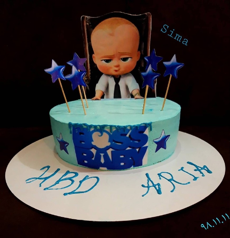 عکس کیک تولد بچه رئیس