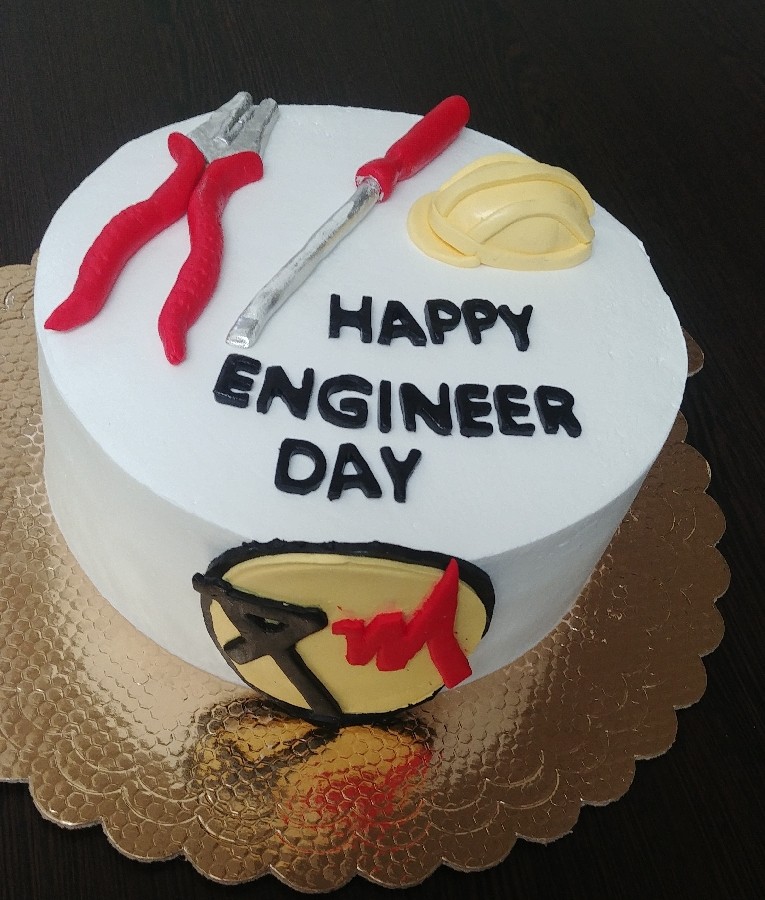 عکس کیک روز مهندس. روزتون مبارک