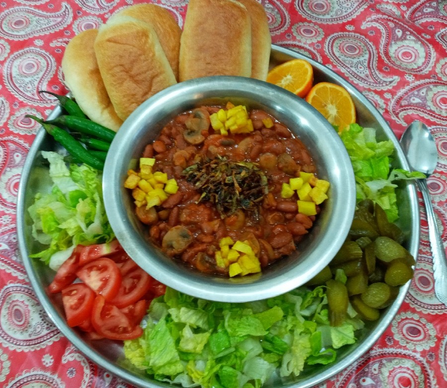 عکس خوراک لوبیا چیتی 