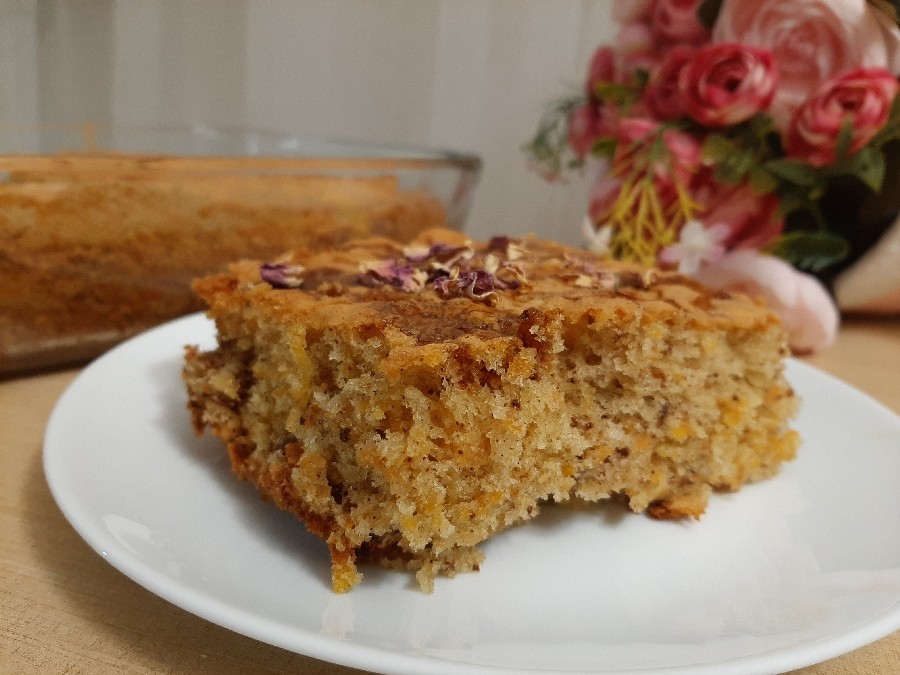 کیک هویج و گردو