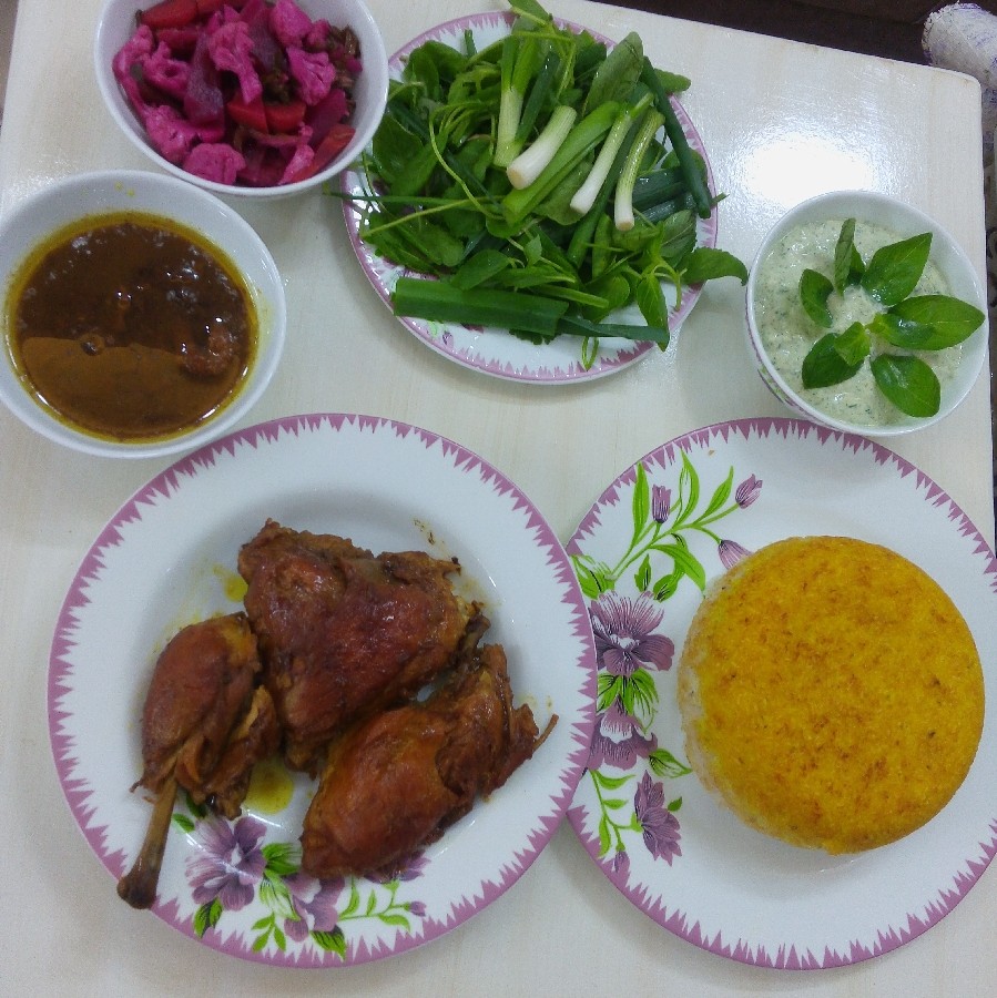 عکس شامم ما چلو مرغ