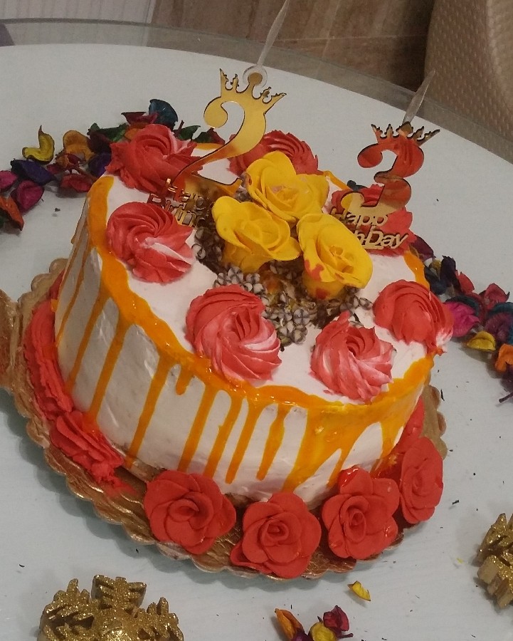 عکس کیک تولد دختر خاله جون