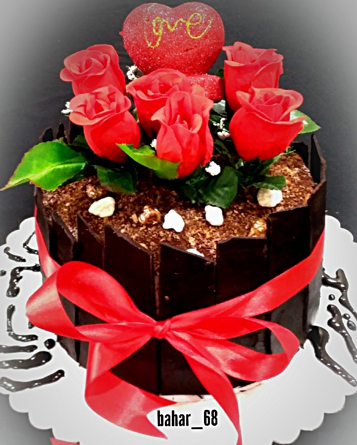 عکس کیک گلدانی