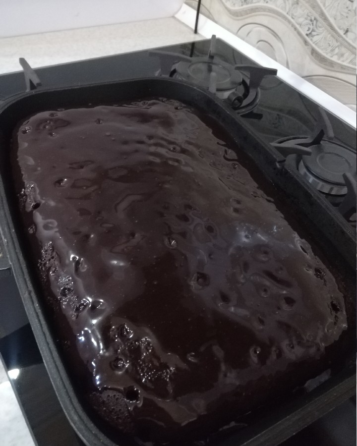 کیک خیس شکلاتی موزی 