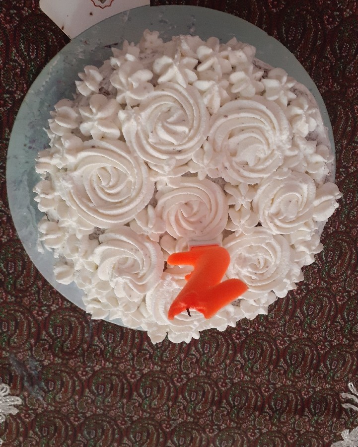 عکس اینم یه کیک خوشمزه برای همسرم