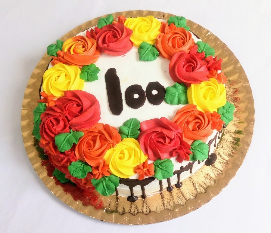عکس کیک خامه ای
