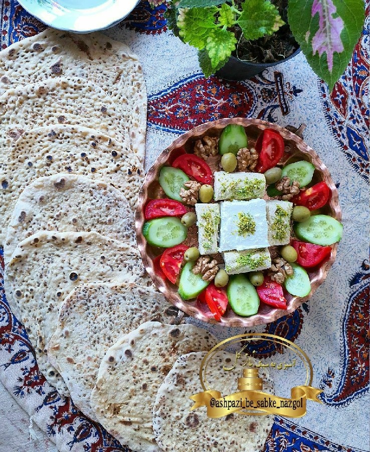 عکس نان کنجدی خانگی نازگل (بدوووون فر) نرم و خوشمزه و ماندگار