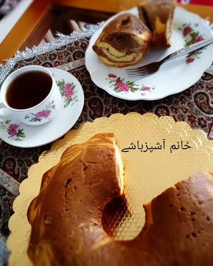 عکس کیک زبرا