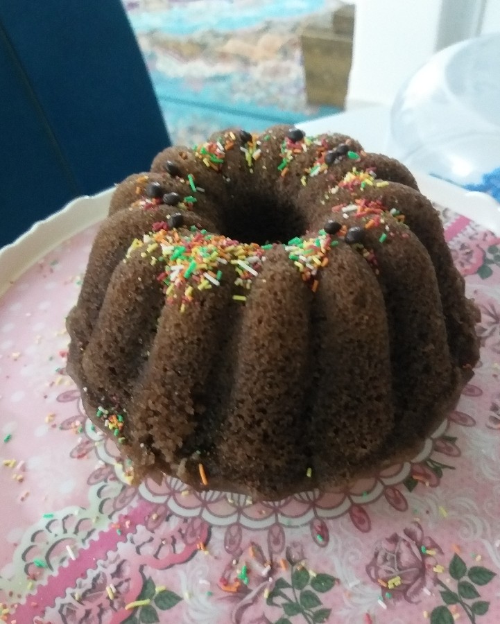 کیک با قالب ژله