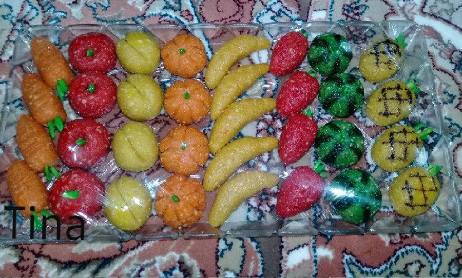 عکس میوه های مارسیپانی
