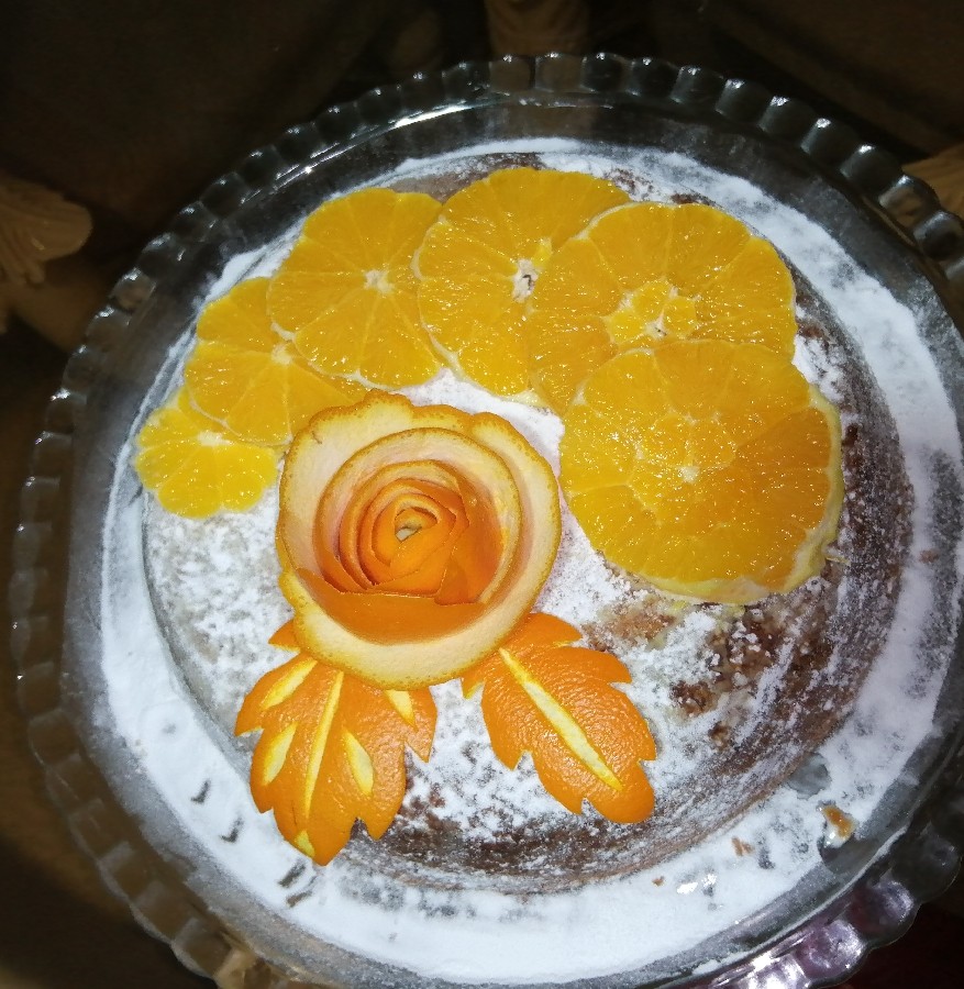 عکس کیک پرتقالی من