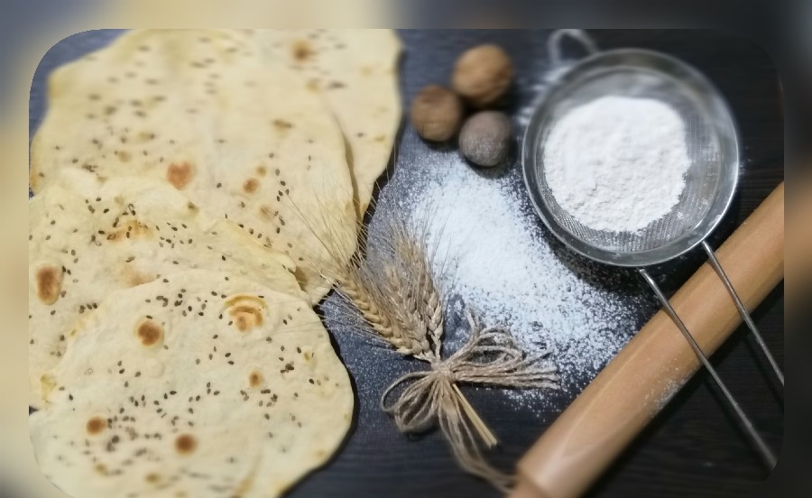 عکس نان لواش خانگی (بدون خمیر مایه)