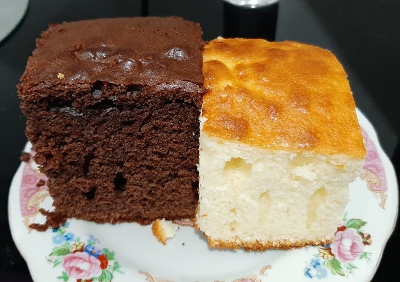 کیک موزی و کاکائویی