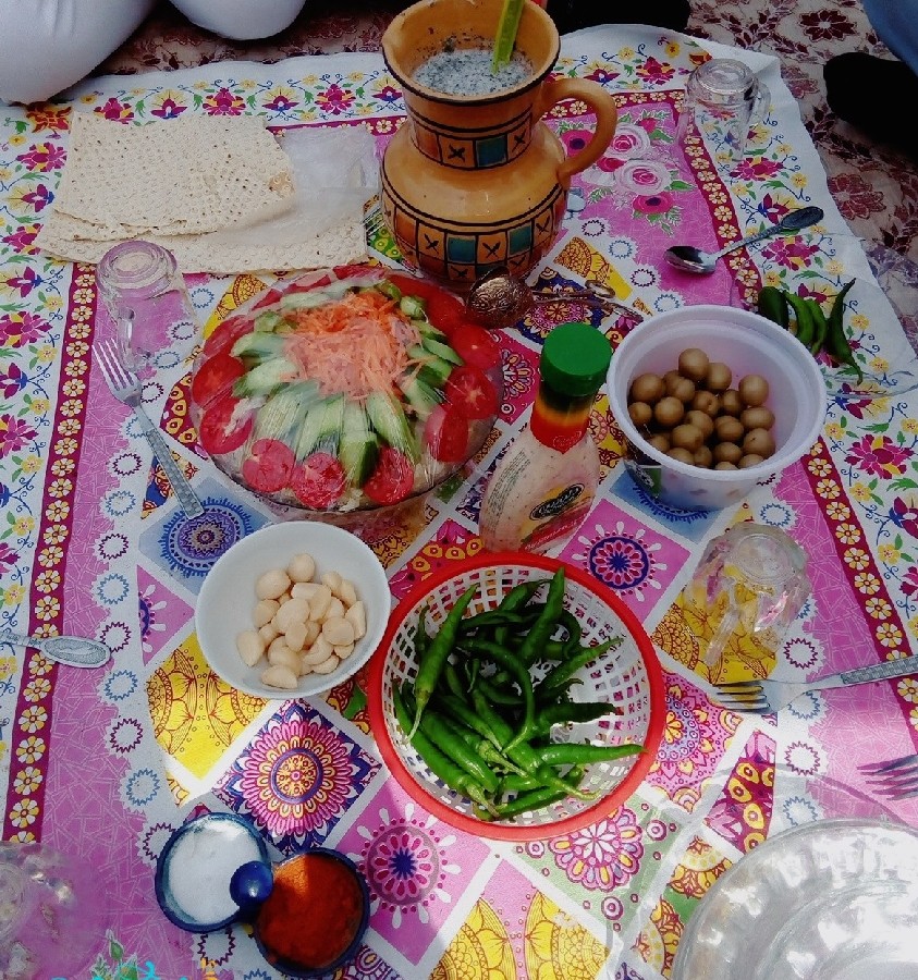 اینم از سیزده بدر سال ۹۹تو پشت بوم خونمون بدر شد