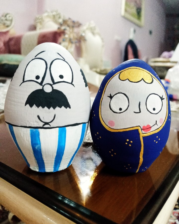 تخم مرغ رنگی سفره هفتسین