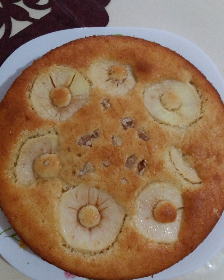 عکس کیک پای سیب