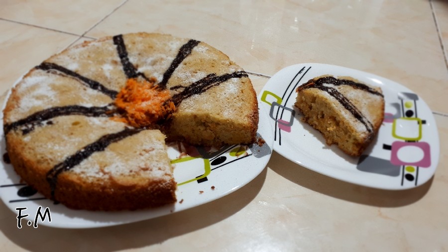 کیک هویج کرمدار