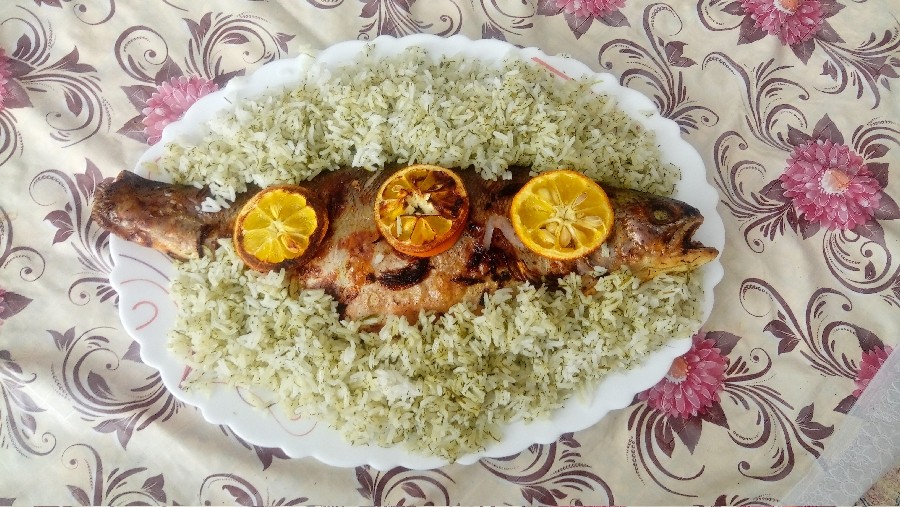 شوید پلو ماهی