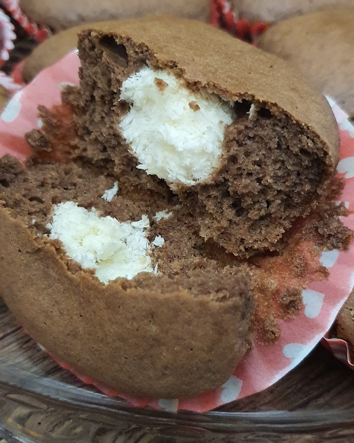 کاپ کیک کاکائویی نارگیلی