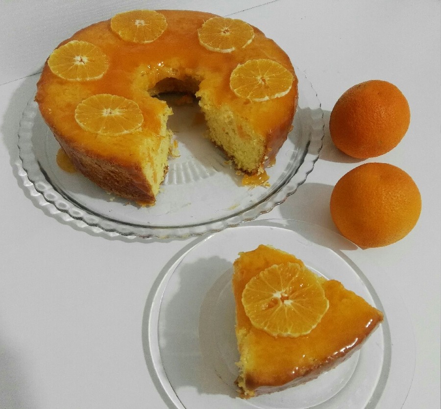 کیک پرتقالی 