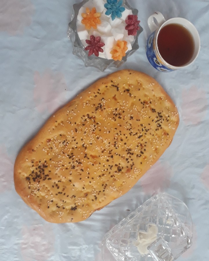 عکس پخت نان در توستر