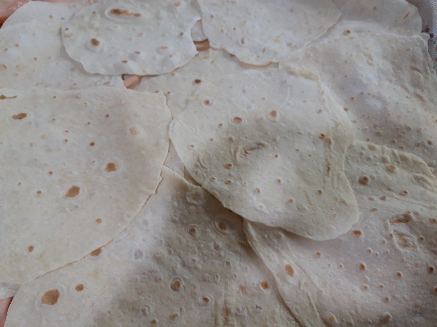 عکس نان لواش خانگی