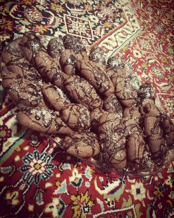 عکس قرابیه شکلاتی نارگیلی