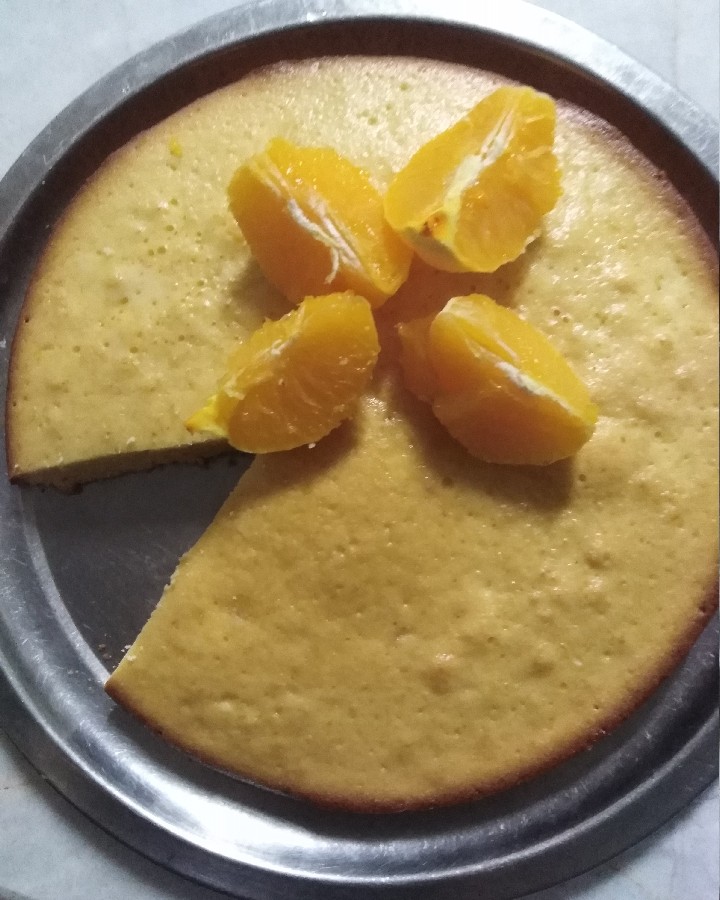 عکس کیک پرتقالی 