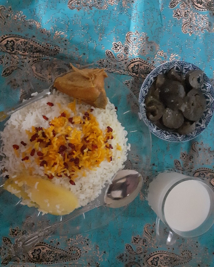 زرشک پلو با مرغ