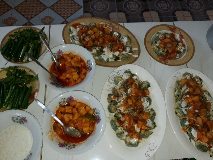عکس آشک یک نوع غذایی سنتی افغانستان