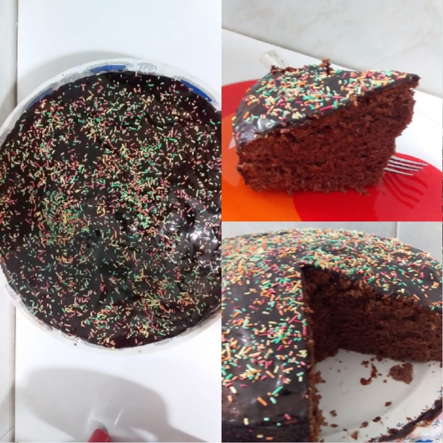 عکس کیک شکلاتی 
با روکش گاناش