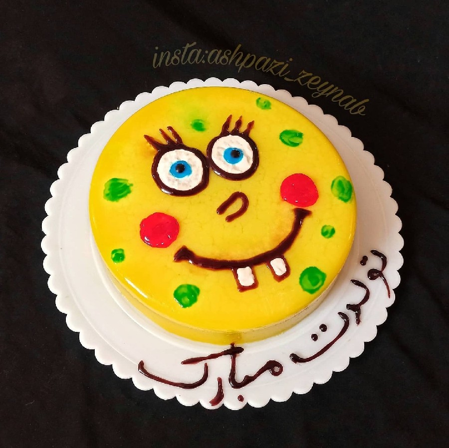 عکس کیک با روکش ژله