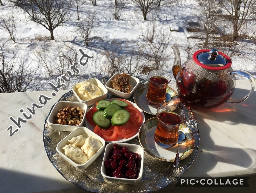 عکس صبحانه یک روز زمستانی