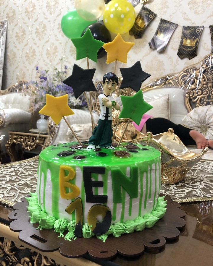 عکس کیک تولد پسر گلم