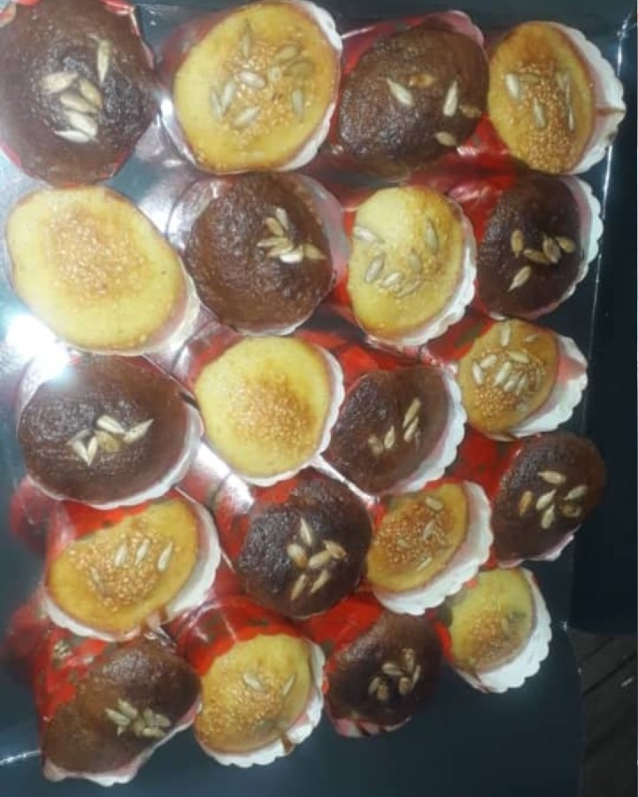 عکس کاپ کیک و شیرینی نارگیلی