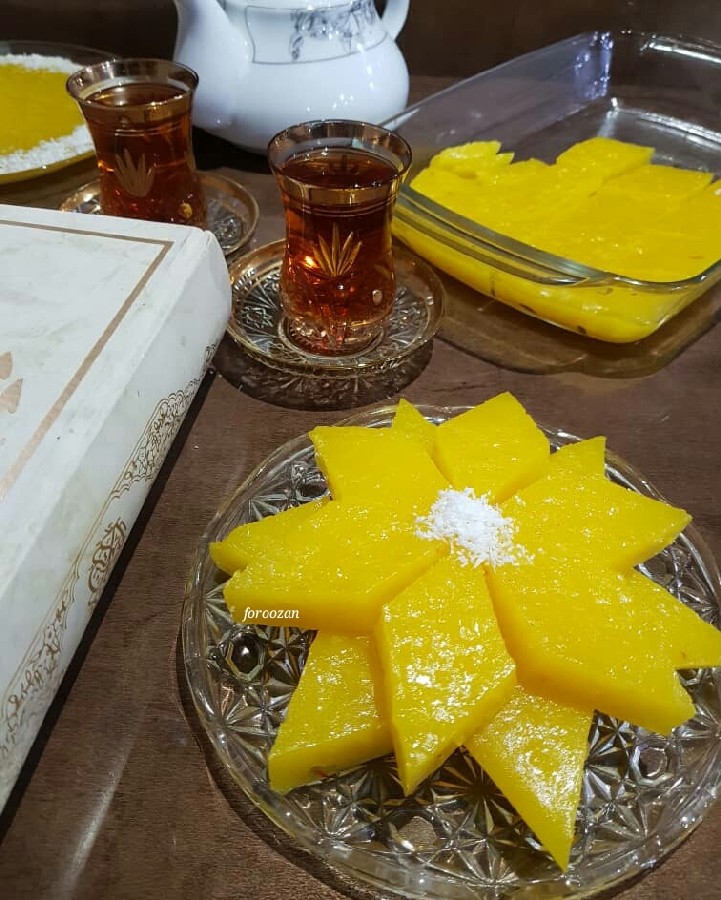 عکس حلوای نشاسته