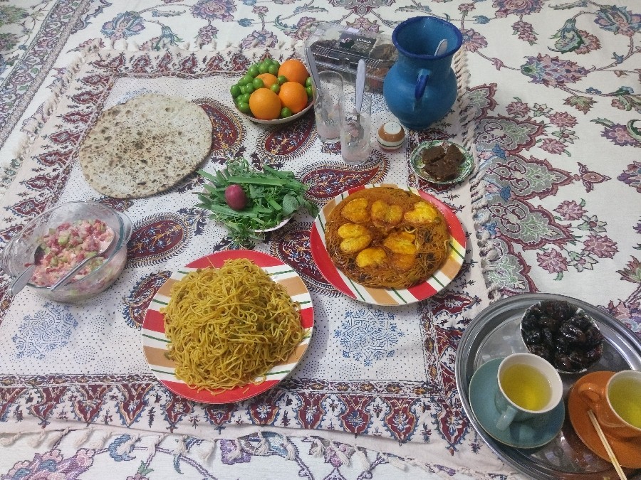 عکس افطاری دو نفره