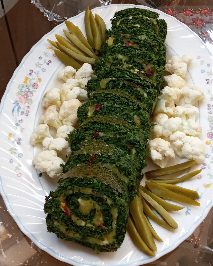 کوکو سبزی رولی