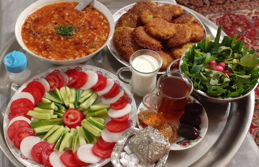 عکس افطار ۱۲ رمضان