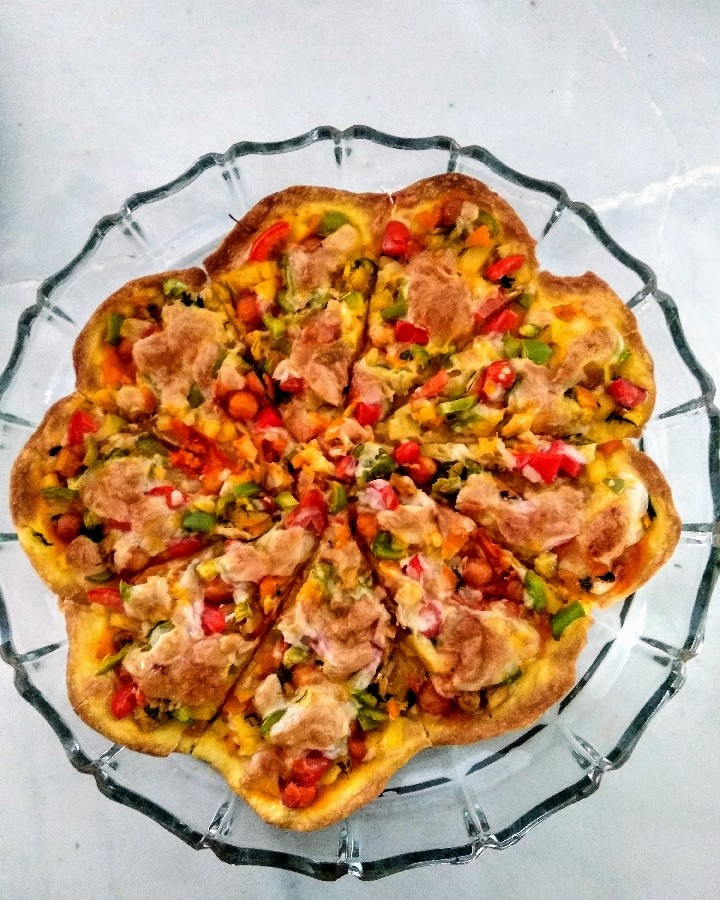 عکس اینم از پیتزای افطاری
